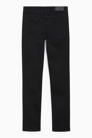 Damen - Slim Jeans - Mid Waist - LYCRA® - schwarz