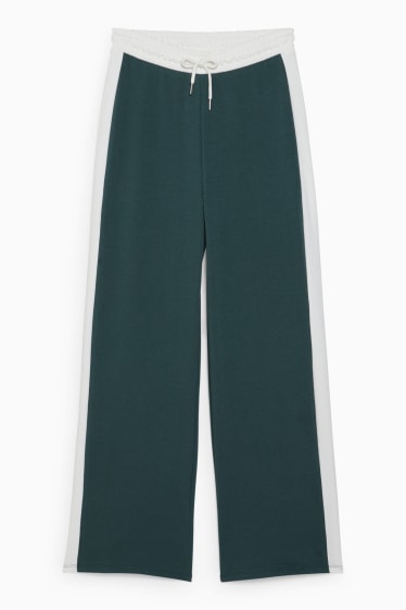 Mujer - CLOCKHOUSE - pantalón de deporte - verde oscuro-jaspeado