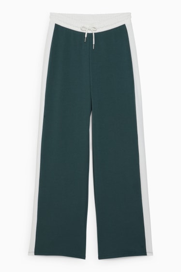 Women - CLOCKHOUSE - joggers - dark green-melange