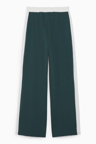 Donna - CLOCKHOUSE - pantaloni sportivi - verde scuro-melange