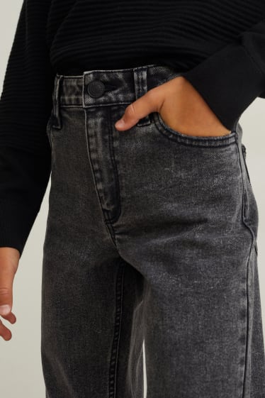 Niños - Relaxed jeans - vaqueros - gris oscuro