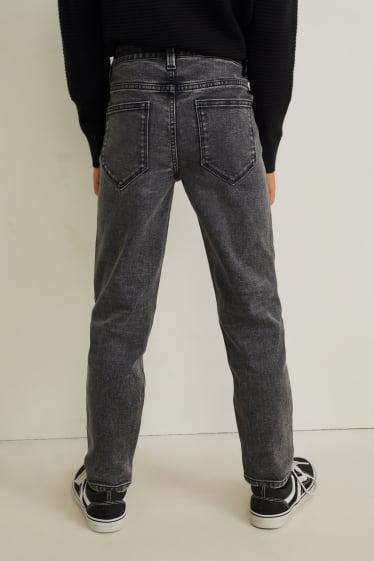 Kinderen - Relaxed jeans - jeansdonkergrijs