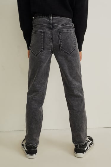 Enfants garçons - Jean relax - jean gris foncé