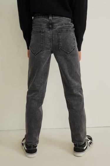 Niños - Relaxed jeans - vaqueros - gris oscuro