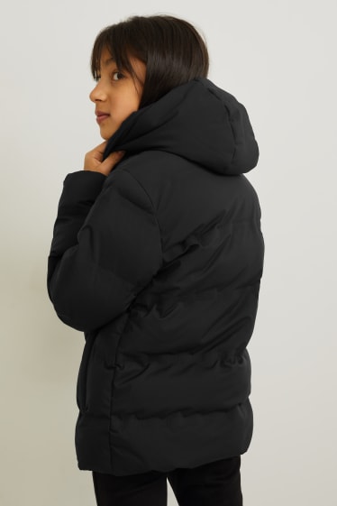 Enfants filles - Veste à capuche - noir