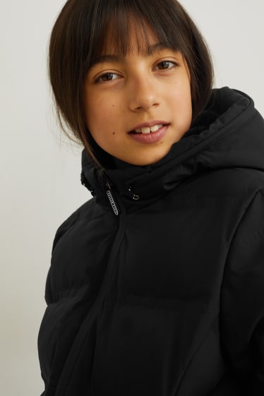 Enfants filles - Veste à capuche - noir