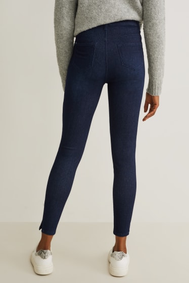 Dona - Jegging jeans - high waist - 4 Way Stretch - texà blau fosc