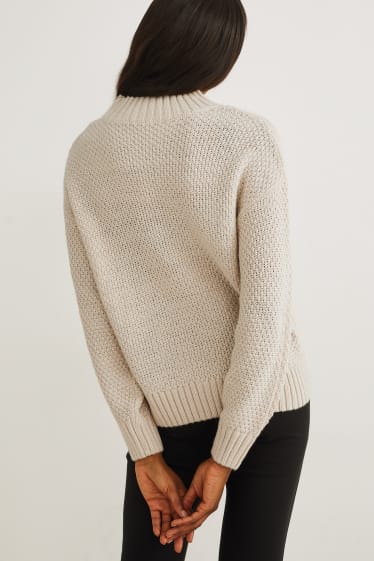 Femmes - Pullover  - gris perle