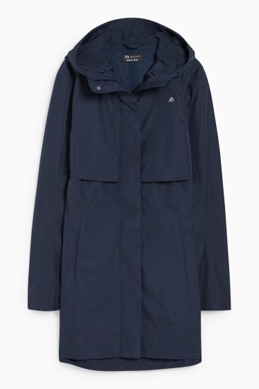 Donna - Giaccone tecnico con cappuccio - blu scuro