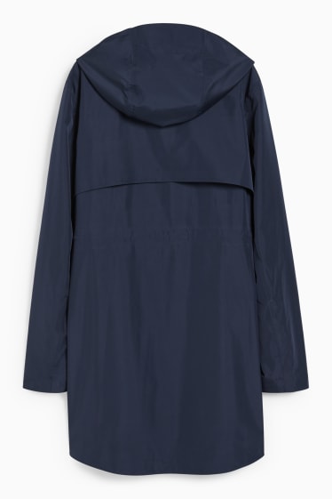 Donna - Giaccone tecnico con cappuccio - blu scuro