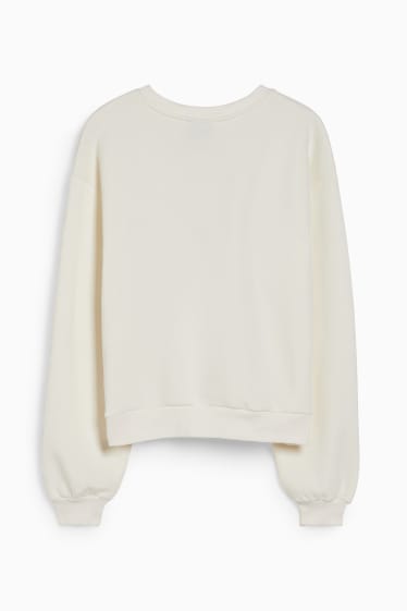 Femmes - CLOCKHOUSE - sweat - Mickey Mouse - blanc crème