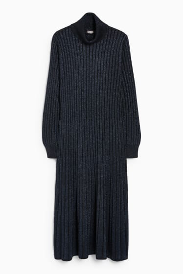 Femmes - Robe de maille - noir