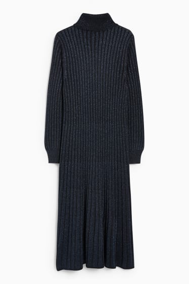 Femmes - Robe de maille - noir