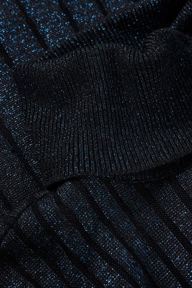 Femmes - Robe de maille - noir