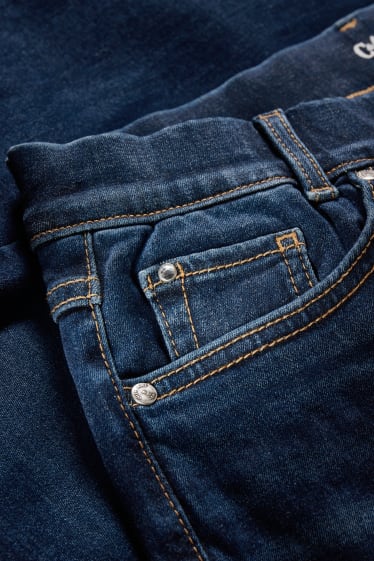 Femmes - Jegging jean - mid waist - slim fit - LYCRA® - jean bleu foncé