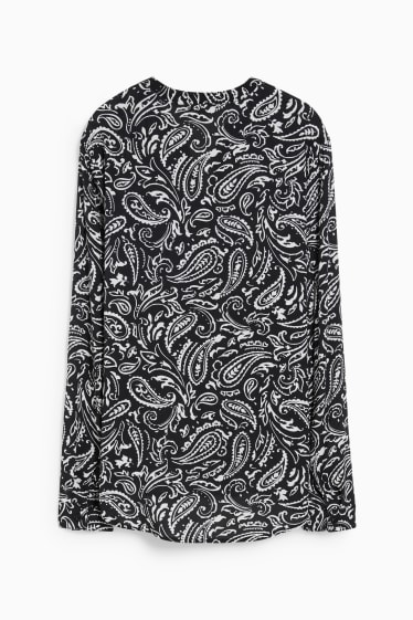 Dona - Brusa - estampada - negre/blanc