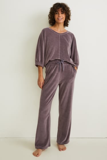 Femmes - Bas de pyjama - violet