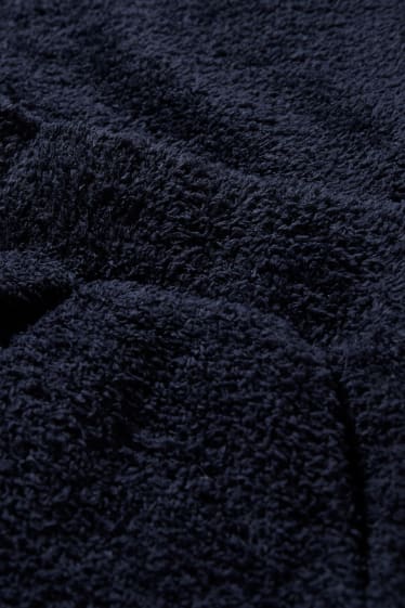 Femei - Pantaloni de pijama de fleece - albastru închis