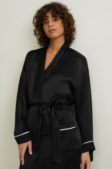 Women - Dressing gown - black