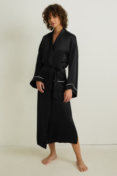 Women - Dressing gown - black