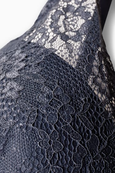 Women - Underwire bra - DEMI - padded - dark gray