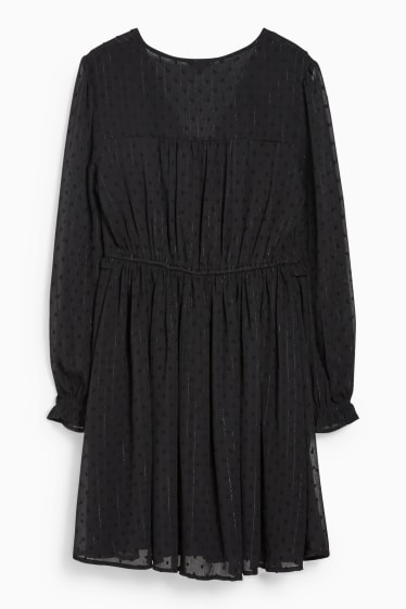 Femmes - CLOCKHOUSE - robe en gaze - noir