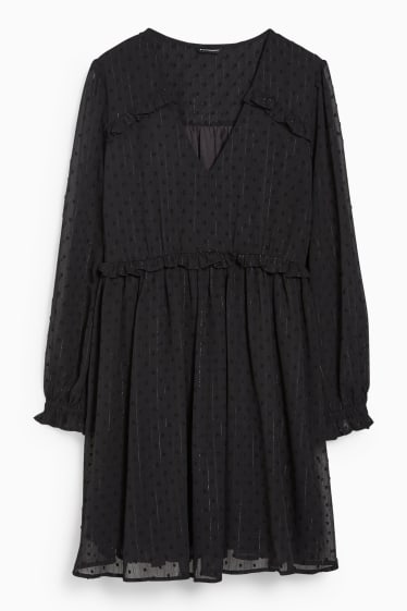 Femmes - CLOCKHOUSE - robe en gaze - noir