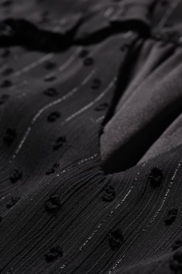 Femmes - CLOCKHOUSE - robe en gaze - noir