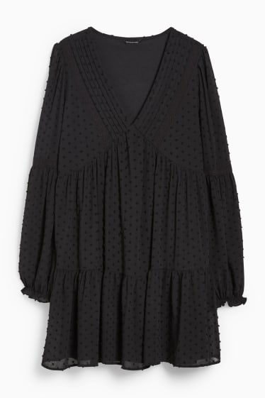Dona - CLOCKHOUSE - vestit - negre