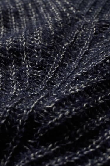 Donna - Maglione - blu scuro-melange