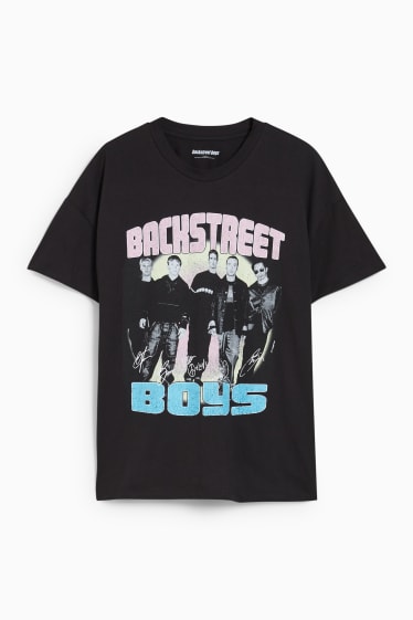 Dames - CLOCKHOUSE - T-shirt - Backstreet Boys - zwart