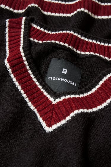 Mężczyźni - CLOCKHOUSE - sweter - czarny