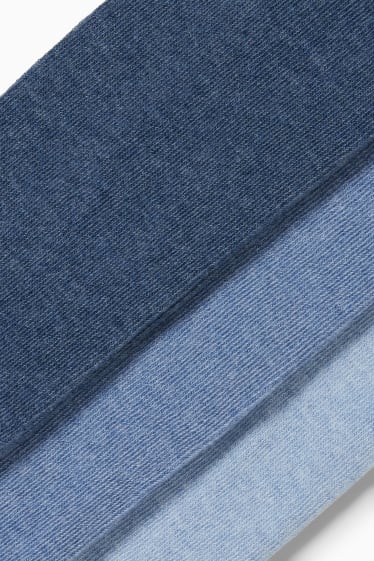 Kinder Mädchen - Multipack 3er - Strumpfhose - blau / hellblau