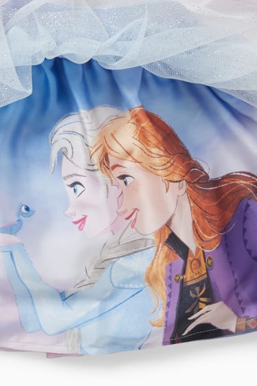 Nena - Frozen - conjunt - samarreta de màniga llarga, armilla i faldilla - violeta clar