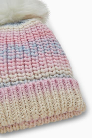 Children - Knitted hat - cremewhite