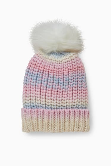 Children - Knitted hat - cremewhite