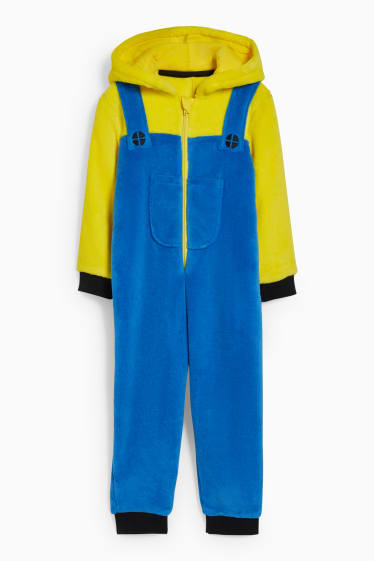 Kinderen - Minions - fleece overall - blauw