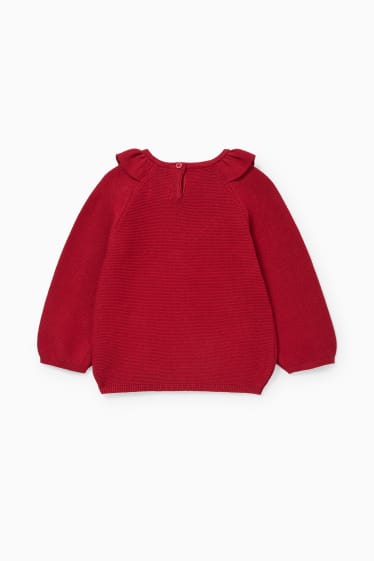 Niemowlęta - Sweter niemowlęcy - czerwony
