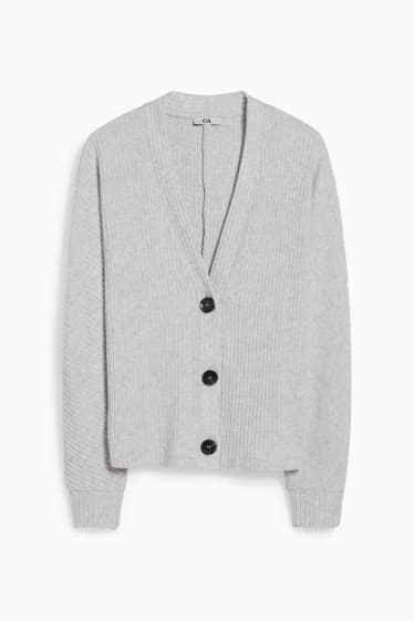 Women - Cardigan - light gray-melange