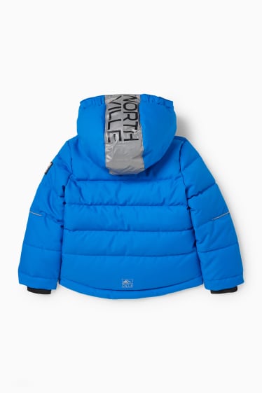 Kinderen - Ski-jas met capuchon - blauw