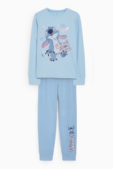 Dzieci - Lilo & Stitch - piżama - 2 części - niebieski