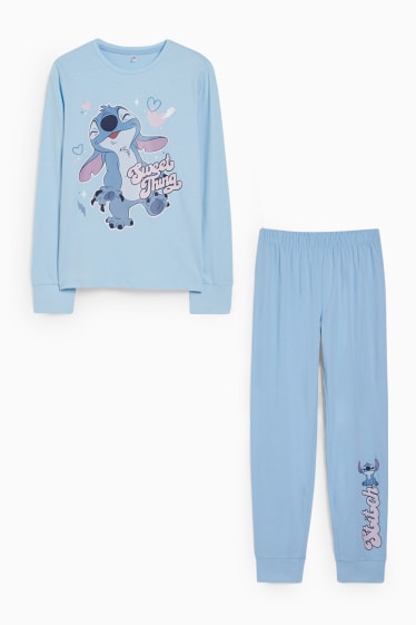 Dzieci - Lilo & Stitch - piżama - 2 części - niebieski