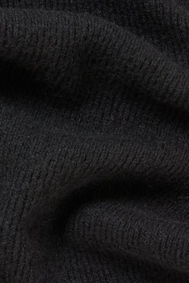 Donna - Sciarpa in maglia - nero