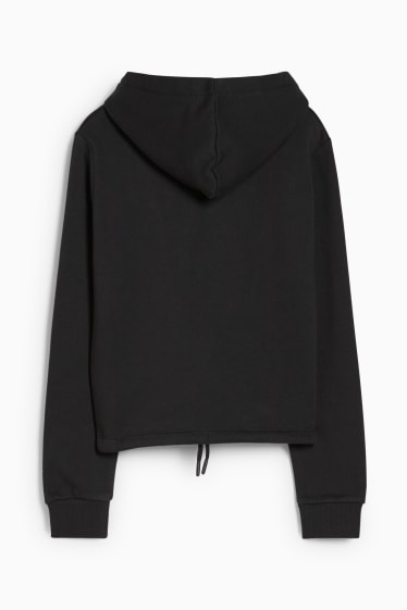 Enfants filles - Stranger Things - sweat à capuche - noir