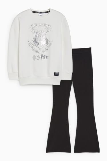 Enfants - Harry Potter - ensemble - sweat et legging - 2 pièces - blanc