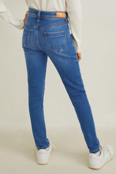Enfants filles - Skinny jean - jean doublé - jean bleu