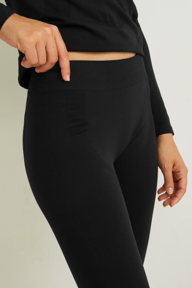 Femmes - Leggings chauds - noir