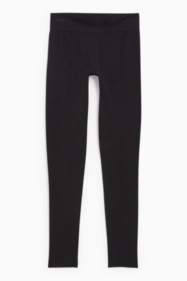 Women - Thermal leggings - black