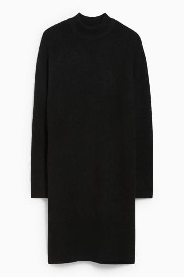 Femei - Rochie din tricot  - negru