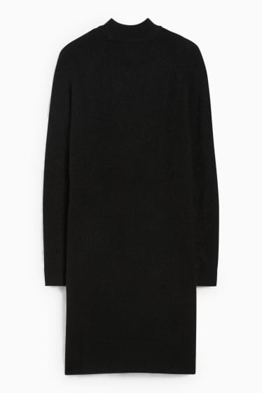 Femmes - Robe en maille  - noir